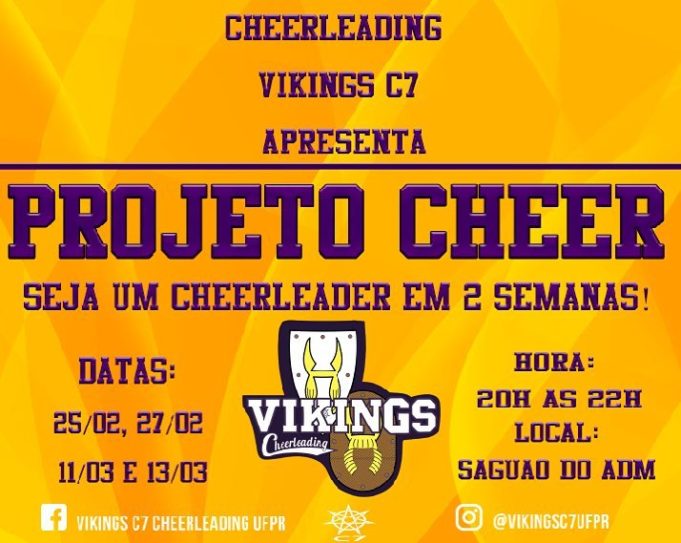 Vikings C7 apresenta o Projeto Cheer. Conheça!