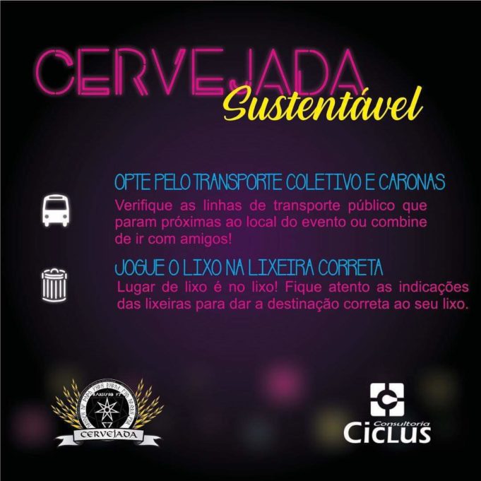 Cervejada do C7 e Ciclus Consultoria formam parceria para um evento mais sustentável!
