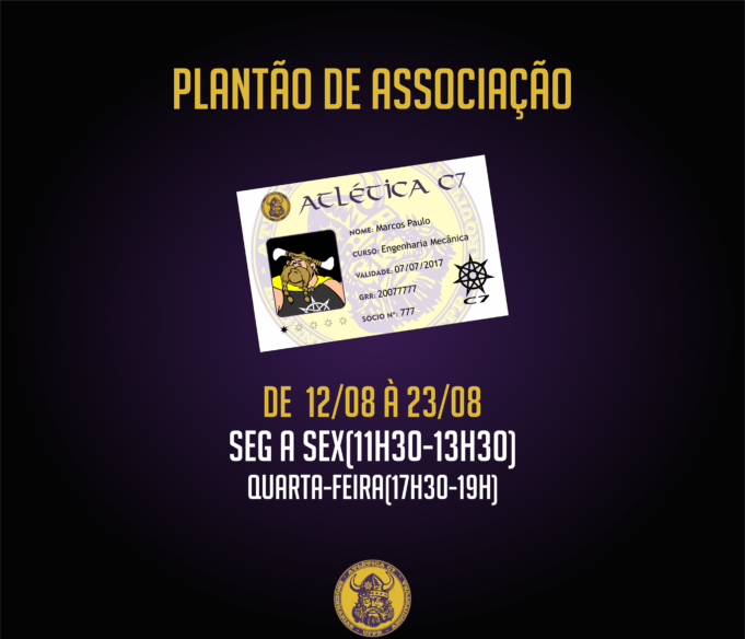 PLANTÃO DE ASSOCIAÇÃO