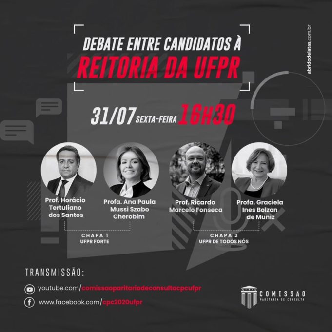 Primeiro debate para eleição da Reitoria