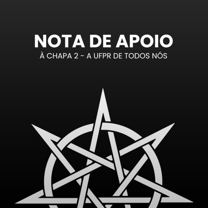 Nota de apoio à Chapa 2 – Eleições Reitoria