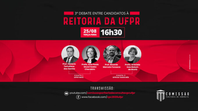 3º Debate com os candidatos à reitoria