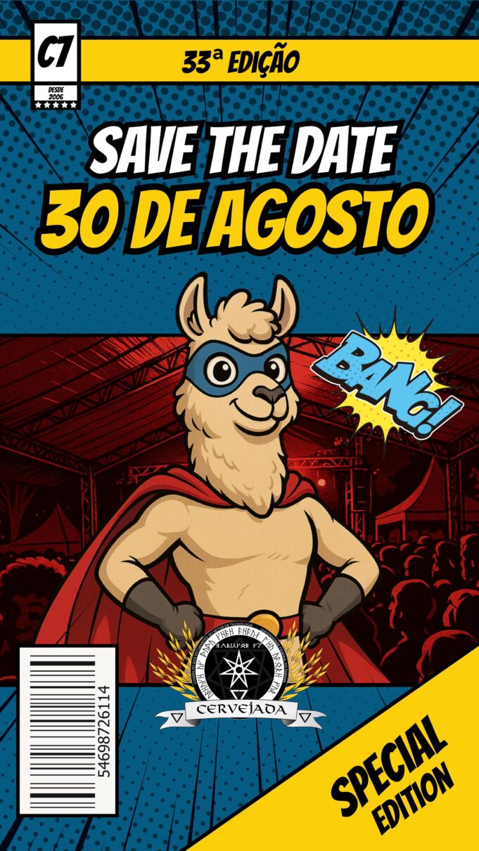 Save The Date Cervejada do C7 XXXIII