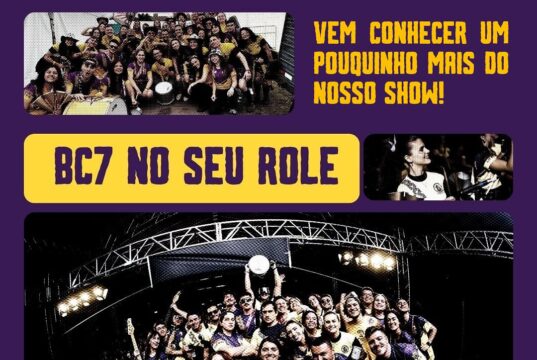 Já pensou em ter a Bateria do C7 no seu evento?